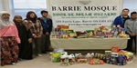 Barrie Mosque Youth Club collects food for Syrian families